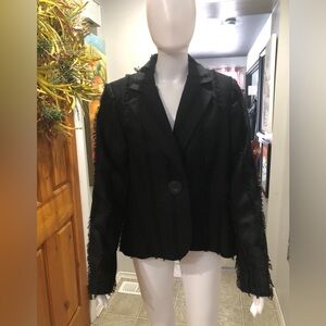 Women's Black Raw Hem Blazer/Jacket
TRIBAL
Size 12